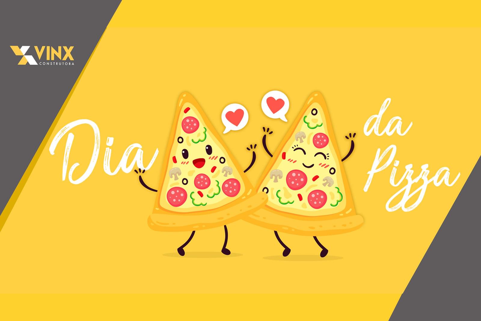 Comemore o dia da pizza em casa